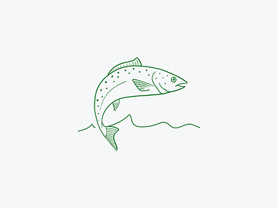 Fish Logo brand identity branding design fish fish drawing illustration logo