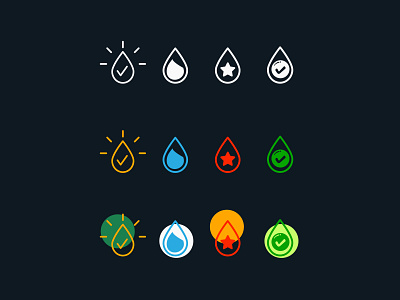 Water Drop Icons