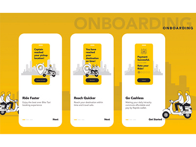 Ride - OnBoarding Screens