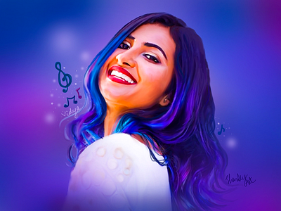 Digital Portrait - Vidya Vox