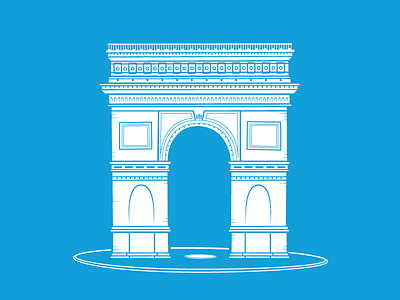 Arc de Triomphe arc champs de elysees france illustration paris triomphe