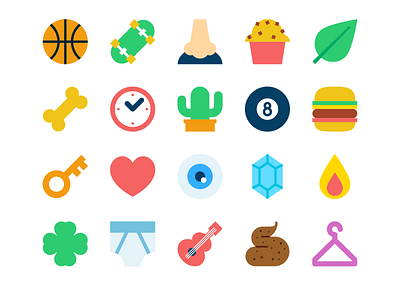 Tiny Emojis colorful emoji icons illustration