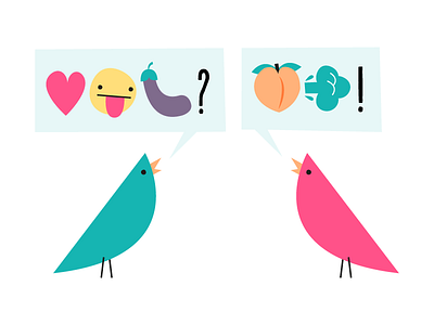 #NowDrawing birds emoji illustration illustrator