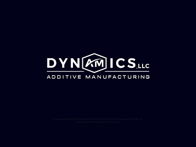 DYNAMICS, LLC - Additive manufacturing Logo Design