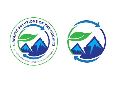 Environmental Logo Design - Seal Type Logo design graphic design illustration