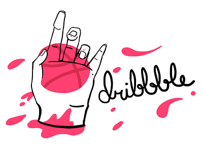 Hello Dribbble! debut dribbble illustration