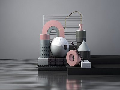 C4D practice 02 by Tian Wang on Dribbble