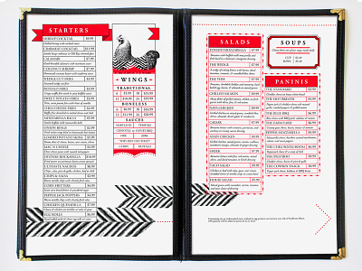 Rockafellas Menu burgers food menu restaurant design