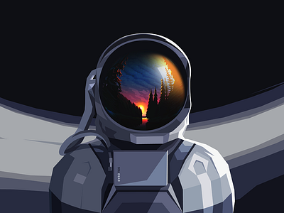 Space Cadet astronut byrotek cadet illustration space