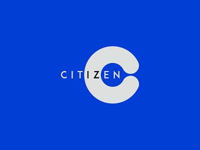 Citizen Restaurant in LA branding logo logomark typography
