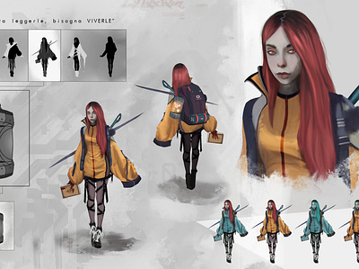 Athelia art branding character design design illustration