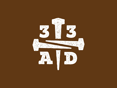 33AD band christian music distressed logo