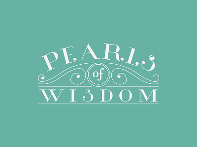 Pearls Of Wisdom advice pearls wedding