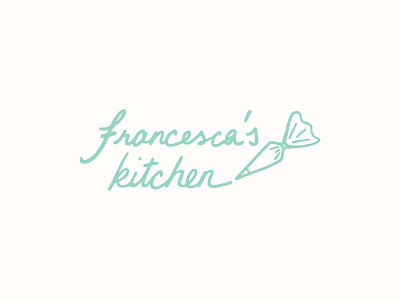 Francesca's Kitchen baking cookies logo