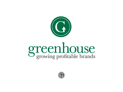 Greenhouse Logo green growth logo