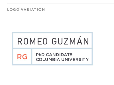 Romeo Guzman Logo branding identity logo