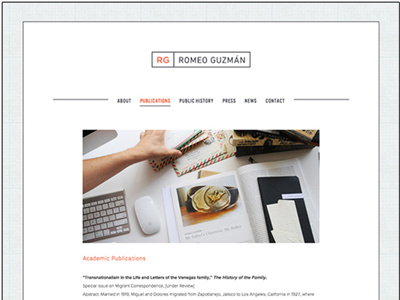 Romeo Guzman Website brand identity branding website