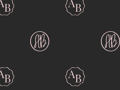 Monogram Pattern brand identity branding logo monogram pattern