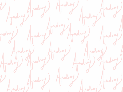 Audrey Pattern brand identity branding pattern