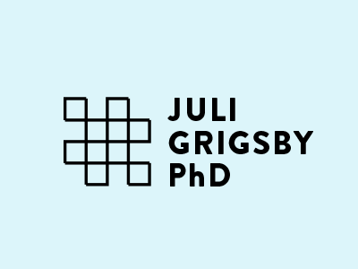 Juli Grigsby PHD Logo brand identity branding logo