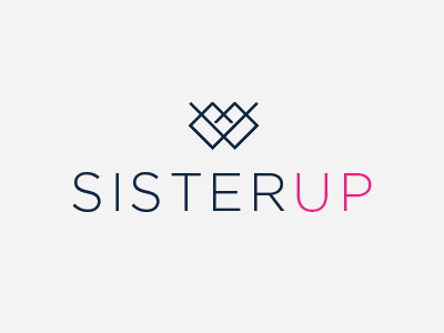 SisterUp Logo - Work in Progress branding identity logo