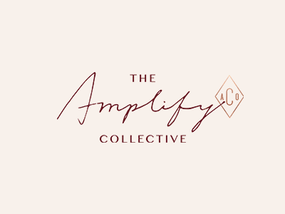 The Amplify Collective Branding branding squarepace design web design