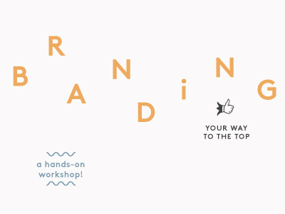 Branding Workshop branding typography vector