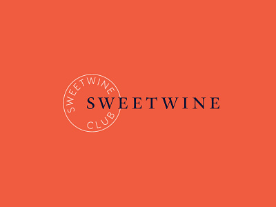 Sweetwine Club Branding branding logo typography