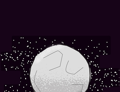 Moon design graphic design illustration inktober