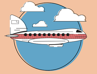 Travel By Plane design graphic design icon illustration