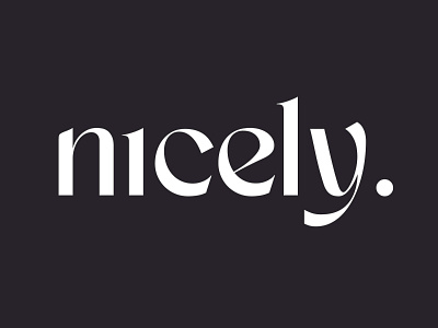 Nicely Wordmark by Bianca Zigi on Dribbble