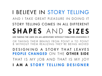 Storytelling Manifesto