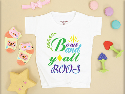 BOWS AND Y` ALL BOOS T-SHIRT DESIGN