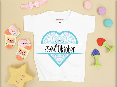 THIRD OCTOBER T-SHIRT DESIGN branding design illustration logo typography vector