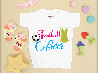 BOOTBALL BEER T-SHIRT DESIGN branding design illustration logo typography vector