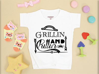 GRILLIN AND GRILLIN T-SHIRT DESIGN branding design illustration logo typography vector