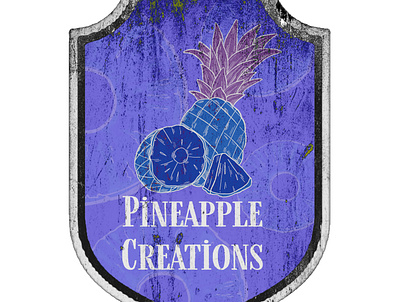 Pineapple Creations branding design graphic design logo