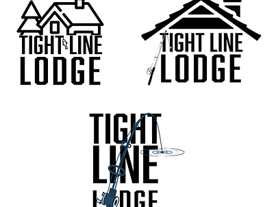 Tightline Lodge Concept Art branding design graphic design illustration logo vector