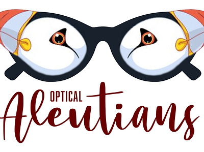 Optical Aleutians Optic Wear branding design graphic design illustration logo typography vector