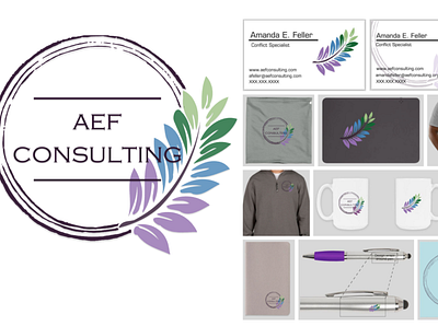 AEF Consulting branding design graphic design illustration logo vector