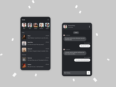 Dark Chat Concept