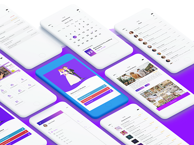 UX/UI Design for wedding management ui uxd