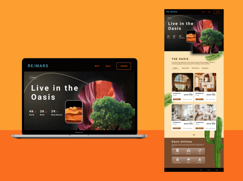 Mars Real Estate by Kanika Varma on Dribbble