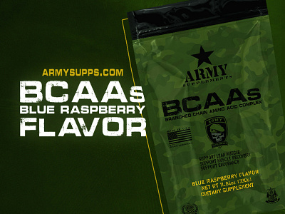 BCAAs Packaging MockUp