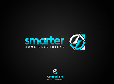 Smarter Home Electrical / Logo Design branding design flat graphic design logo logo design logo maker minimalist design vector