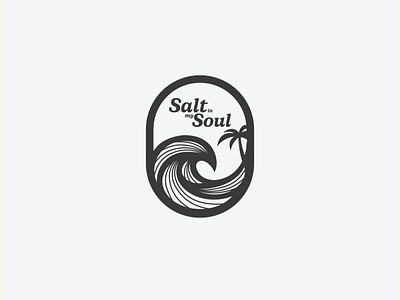 Salt in my Saul abstract beach logo branding classy custom design flat graphic design illustrator logo logo design logo maker minimal modern pictorial salt soul sea logo vector
