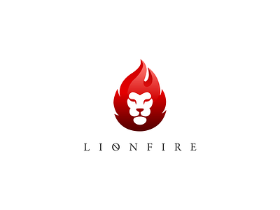 Lionfire Logo Design branding custom design fire flame flat graphic design lion lion logo logo logo design logo maker minimal modern unique vector