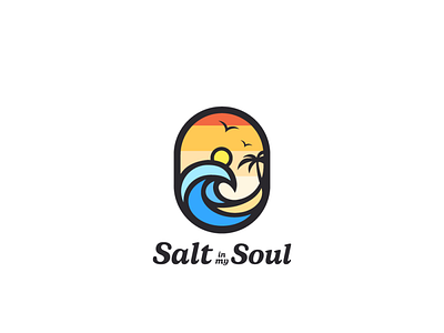 Salt in my Soul abstract branding custom logo design flat graphic design logo logo design logo maker minimal modern nature picorial professional salt logo salt soul sea logo simple soul logo vector