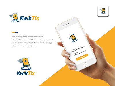 KwikTix Logo Design