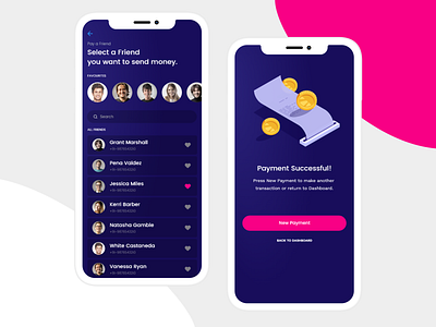 Payment App - Concept app banking banking app checkout credit card design finance payment payment app payment screen payments paypal success success message successful